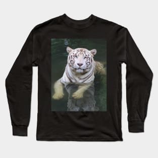 Swimming Tiger Long Sleeve T-Shirt